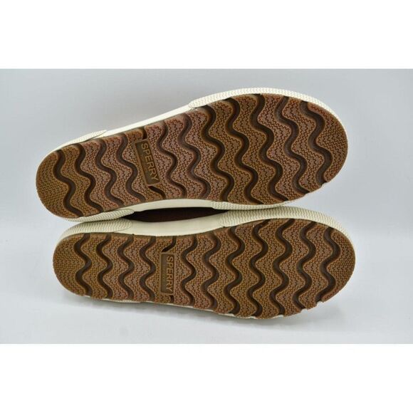 Sperry Womens Size 10 Pier Wave Wool Tan High Top Sneakers Booties Shoes - Picture 9 of 11